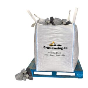 Sorte gabionsten 80/200mm (Gratis fragt i hele DK)