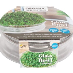 Spire glaskrukke inkl. rucolaspirer, frø