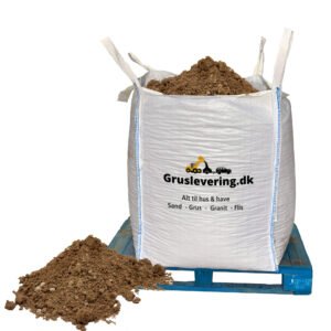 Stigrus med ler. 0/4mm. - Frit leveret i hele DK