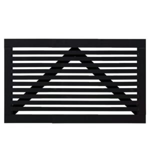 Tokyo bred enkeltlåge sort 150x90cm (BxH)