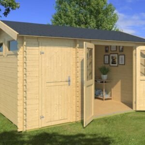 Valby redskabsskur i ubehandlet på 9,15m2