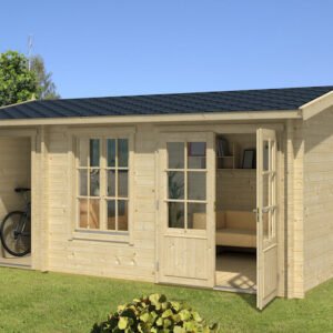 Vestervig havehus i ubehandlet på 13,87m2