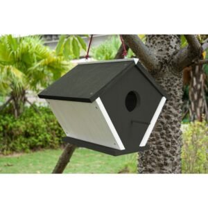 Vildfuglehus lukket til ophæng - Grøn