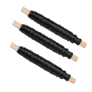 Vindseltråd 0,70 mm sort, 25 stk. - 105-221