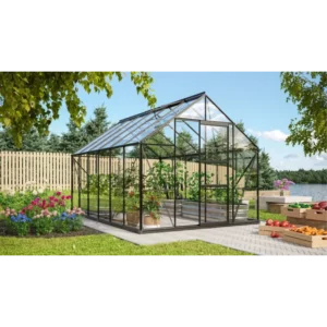 Vitavia Merkur 9900 Sort Drivhus 3mm Delt Glas