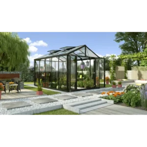 Vitavia Poseidon 10000 Sort Drivhus 3mm Hærdet Glas /10mm Polytag