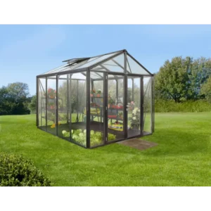 Vitavia Poseidon 8100 Sort Drivhus 3mm Hærdet Glas /10mm Polytag