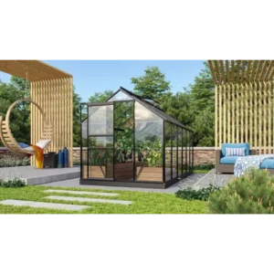 Vitavia Venus 7500 Sort Drivhus 3mm Delt Glas